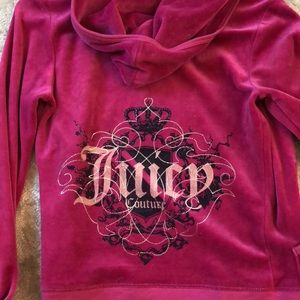 Juicy Couture velour zip up